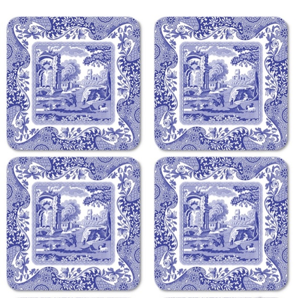 Blue Design Coasters(6)